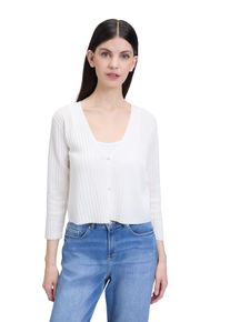 Cartoon Damen Strickjacke "Cartoon Shirtjacke mit 3/4 Arm", beige, casual, Gr. 46, Obermaterial: 85% Viskose, 15% Polyester., Strickjacken, Material