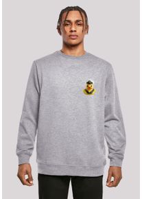 F4NT4STIC Herren Kapuzenpullover "Rubber Duck Captain CREW", grau, casual, Gr. 5XL, Obermaterial: 50% Baumwolle, 50% Polyester, Pullover, Print
