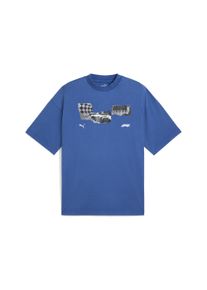 Puma Herren T-Shirt "F1 Graphic T-Shirt Herren"vivid blau, Gr. XL, clean, Obermaterial: 100% Baumwolle; Rippe: 96% Baumwolle, 4% Elasthan, Shirts