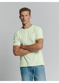 NO EXCESS Herren T-Shirt "NO EXCESS Basic Rundhals T-Shirt T-Shirt Crewneck Solid Basic", grün, Gr. S, 100% baumwolle, Shirts
