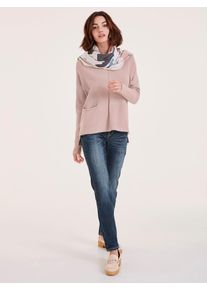 Heine Damen Strickpullover "Pullover", rosa, Gr. 34, unifarben, 45% Viskose, 30% Polyamid, 25% Polyester, Pullover