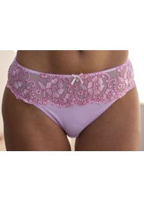 Lascana Damen Bikinislip "Wanda", Gr. 32, rosa, Microtouch, Spitze, Obermaterial: 80% Polyamid, 12% Polyester, 8% Elasthan, Unterhosen, mit Stickerei