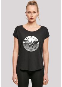 F4NT4STIC Damen T-Shirt "DC Comics Wonder Woman Spot Logo", schwarz, casual, Gr. S, Obermaterial: 100% Baumwolle, Shirts, Print