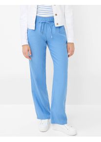 Brax Damen Culotte "Style FARINA", blau, Gr. 36, 100% Leinen, Hosen