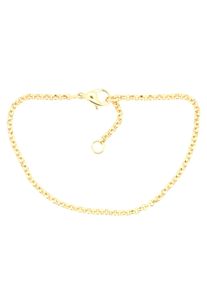 Firetti Damen Edelstahlarmband "Schmuck Geschenk Erbskettengliederung, 2,4 mm breit", 20, Edelstahl, gold, Edelstahl, Armbänder, Made in Germany