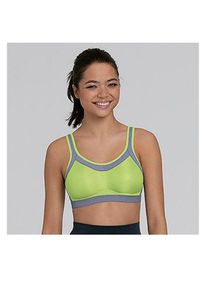 Anita active Damen Sport-BH "Momentum", Gr. 75, grün, Microtouch, Frottee, Obermaterial: 70% Polyester, 15% Elasthan, 15% Polyamid, sportlich, BHs,