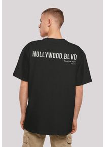 F4NT4STIC Herren T-Shirt "Hollywood blvd OVERSIZE TEE", schwarz, casual, Gr. S, Obermaterial: 100% Baumwolle, Shirts, Print