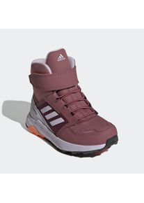 adidas terrex Kinder Wanderschuh "TERREX TRAILMAKER HIGH COLD.RDY", Gr. 38, rot, Textil, Synthetik, sportlich, Schuhe, wärmend