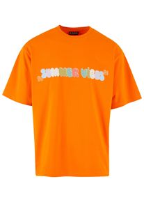 2Y STUDIOS Herren T-Shirt "2Y Studios Herren 2Y Summer Vibes Oversize Tee", orange, casual, Gr. M, bedruckt, 100% Baumwolle, Shirts