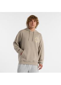 New Balance Herren Kapuzensweatshirt "Circular Logo Hoodie"arid stone (261), sportlich, Gr. M, Obermaterial: 60% Baumwolle, 40% Polyester, Sweatshirts
