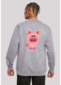 F4NT4STIC Herren Kapuzenpullover "SIlvester Party Happy People Only", grau, casual, Gr. 5XL, Obermaterial: 50% Baumwolle, 50% Polyester, Pullover,