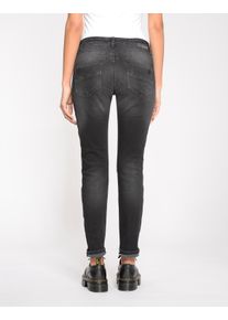 Gang Damen Slim-fit-Jeans "Gang Jeans Slim Fit 94SANA CROPPED", schwarz, Gr. 26, 87, 5% Baumwolle, 9% Polyester, 3, 5% Elasthan, Jeans