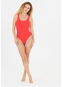 ENDURANCE ATHLECIA ATHLECIA Damen Badeanzug "Isabella", rot, casual, Gr. 44, 80% Polyamid, 20% Elasthan, Badeanzüge, im komfortablen und simplen Design