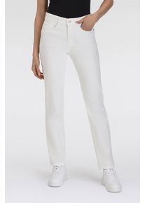 MAC Damen Stretch-Jeans "Angela", weiß, casual, Gr. 48, Denim/Jeans, Obermaterial: 92% Baumwolle, 6% Elastomultiester, 2% Elasthan, Jeans, schmal
