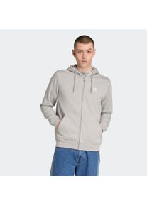 Herren Kapuzensweatshirt "ESS FZ HD", grau, sportlich, Gr. XXL, adidas originals, Obermaterial: 70% Baumwolle, 30% Polyester, Sweatshirts, Full Zip