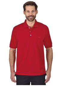 TRIGEMA Herren Poloshirt "TRIGEMA Poloshirt in Piqué-Qualität", braun, Basic, Gr. S, 100% Baumwolle, Shirts