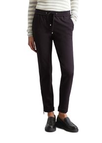Marc O'Polo MARC O'POLO Damen Chinohose "aus kompaktem Jersey-Twill", blau, casual, Gr. 34, unifarben, Obermaterial: 75% Viskose, 20% Polyamid, 5% Elasthan;