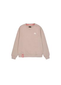 Herren Sweater "Alpha Industries Men - Sweatshirts Basic Sweater Small Logo", beige, Gr. M, Alpha Industries, Obermaterial: 80% Baumwolle, 20%