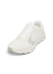 Marc O'Polo MARC O'POLO Herren Sneaker "aus ultraleichtem Material", Gr. 42, weiß, Obermaterial: 80% Polyester, 20% Leder, unifarben, Schuhe