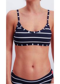 JOOP! JOOP Damen Bustier-Bikini-Top "JEANS Easy Summer"navy aop, modisch, Gr. 40, gestreift, Microfaser, Obermaterial: 83% Polyamid, 17% Elasthan,