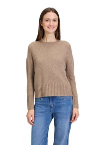 Cartoon Damen Strickpullover "Cartoon Strickpullover mit Rundhalsausschnitt", braun, modisch, Gr. 46, Obermaterial: 60% Polyacryl, 30% Polyamid, 8%