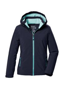 Killtec Kinder Funktionsjacke "KOW 352 GRLS JCKT", blau, sportlich, Gr. 128, Oberstoff: 100% Polyester, Futter: 100% Polyester, Wattierung: 100%