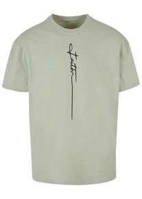 Merchcode Herren T-Shirt "Merchcode Herren Faith Heavy Oversized Tee", weiß, casual, Gr. XL, bedruckt, 100% Baumwolle, Shirts