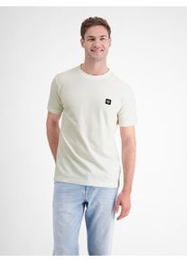 Lerros Herren T-Shirt "Lerros Herren T-Shirt in Waffel-Piqué", weiß, Gr. XXXL, 100% Baumwolle, Shirts