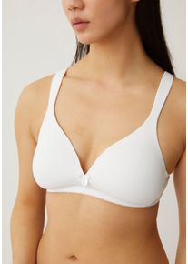 Naturana Damen Soft-BH, Gr. 90, weiß, Obermaterial: 89% Polyamid, 11% Elasthan. Futter: 100% Polyester, unifarben, casual, BHs, nahtlose