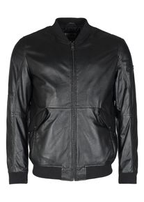 JCC Herren Blouson "31024401", schwarz, Gr. 54, Oberstoff: 100% Lammleder / Futter: 100% Polyester / Wattierung: 100% Polyester /Strick: 95%