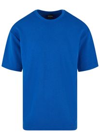 Urban Classics Herren T-Shirt "Urban Classics Light Terry T-Shirt Crew", blau, casual, Gr. S, unifarben, 70% Baumwolle, 30% Polyester, Shirts