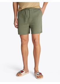 Tommy Jeans Herren Sweatshorts "TJM S FLAG BEACH SHORT EXT"aruba grün, casual, Gr. XL, Sweatware, Obermaterial: 80% Baumwolle, 20% Polyester, Hosen