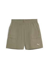 Puma Herren Shorts "WARDROBE ESS Relaxed 6" Cargoshorts Herren"velvet moss braun, Gr. M, unifarben, Obermaterial: 100% Nylon; Seitentascheu00a0u2013