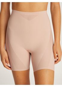 Damen Formpants "SCULPT FIRM THIGH SLIMMER SHORT", Calvin Klein Underwear, Gr. XL, beige, Mesh, Obermaterial: 56% Polyamid, 44% Elasthan, unifarben,