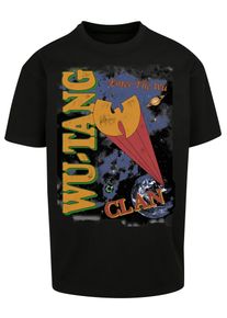 MisterTee Herren Kurzarmshirt "Herren Wu-Tang Clan Enter the Wu Oversize Tee", schwarz, casual, Gr. S, unifarben, 100% Baumwolle, Shirts