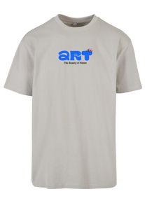 Herren Kurzarmshirt "Upscale by Mister Tee Herren Bugs Oversize Tee", grau, casual, Gr. XL, UPSCALE BY MISTER TEE, unifarben, 100% Baumwolle, Shirts