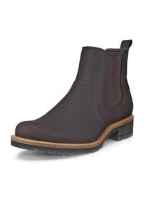 Ecco Damen Chelseaboots "ELAINA", Gr. 39, braun, Nubukleder, klassisch, Schuhe, Schlupfboots, Stiefelette, Blockabsatz, mit Stretch
