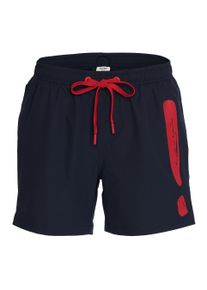 JOOP! JOOP JEANS Herren Badeshorts "Iconic", blau, klassisch, Gr. S, Microfaser, Obermaterial: 100% Polyester, Badehosen, seitliche Eingrifftaschen