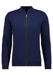 Ragman Herren Collegejacke, blau, Gr. L, 95% Baumwolle 5% Cashmere, Jacken