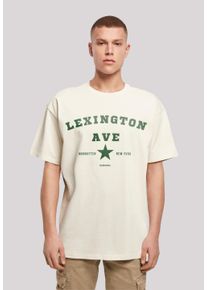 F4NT4STIC Herren T-Shirt "Lexington Ave OVERSIZE TEE", beige, casual, Gr. XXXL, Obermaterial: 100% Baumwolle, Shirts, Print