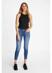 RICHROYAL Damen Skinny-fit-Jeans, blau, feminin, Gr. 32, Denim/Jeans, Obermaterial: 92% Baumwolle, 6% Elastomultiester, 2% Elasthan, Jeans, in