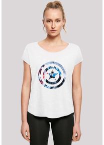 F4NT4STIC Damen T-Shirt "Marvel Superhelden Avengers Captain America", weiß, casual, Gr. XXL, Obermaterial: 100% Baumwolle, Shirts, Print