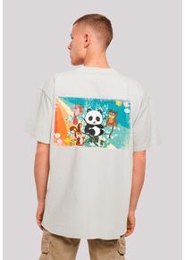 F4NT4STIC Herren T-Shirt "Tao Tao Heroes of Childhood", grau, casual, Gr. S, Obermaterial: 100% Baumwolle, Shirts, Premium Qualität, Nostalgie,