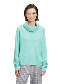 BETTY & CO BETTY & CO Damen Strickpullover "Betty & Co Strickpullover mit überschnittenen Ärmeln", grün, casual, Gr. 38, Strick, Obermaterial: 52% Polyacryl,