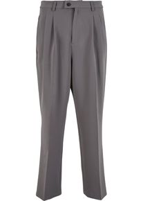 Urban Classics Herren Stoffhose "Urban Classics Double Pleated Dressed Pants", grau, Gr. 30, unifarben, 94% Polyester, 6% Elasthan, Hosen