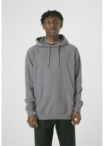 Cleptomanicx Herren Kapuzensweatshirt "Ligull", grau, casual, Gr. L, meliert, 100% Baumwolle, Sweatshirts, mit lockerem Schnitt
