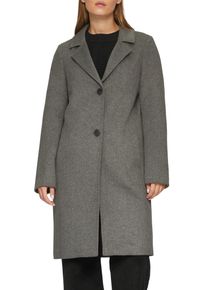s.Oliver Damen Wintermantel, grau, casual, Gr. 36, unifarben, Web, Obermaterial: 50% Polyester, 40% Wolle, 10% Nylon. Futter: 100% Polyester, Mäntel,