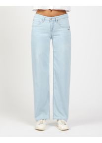 Gang Damen Straight-Jeans "94RIVER", blau, casual, Gr. 34, Denim/Jeans, Obermaterial: 97% Baumwolle, 3% Elasthan, Jeans, mit zusätzlicher kleiner