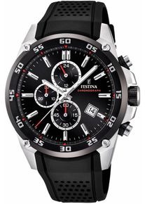 Festina Herren Chronograph "The Originals", schwarz, Armbanduhren, Quarzuhr, Armbanduhr, Herrenuhr, analog, Tag, Stoppfunktion