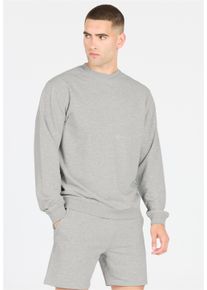 Virtus Herren Sweatshirt "Kayden", grau, casual, Gr. M, unifarben, 60% Baumwolle, 40% Polyester, Sweatshirts, aus superweichem, atmungsaktivem
